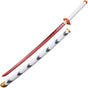 Rengoku fire 104 Cm Wooden Katana fully assembled (Heavy Quality )
