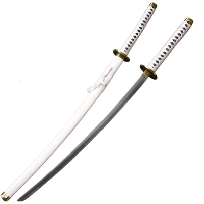 Zoro white 104cm fully assembled Wooden katana (Heavy Quality)