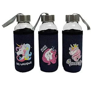 Unicorn cover Glass Bottle Pack of 6 (eff price 90)