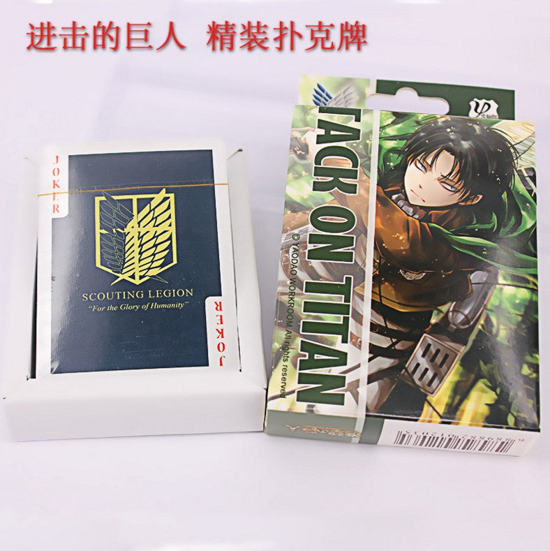 Set of 3 - Attack on Tittan super Playing Card net price 60