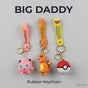 3pcs - mix design pokimon Rubber keychain (eff price 35)