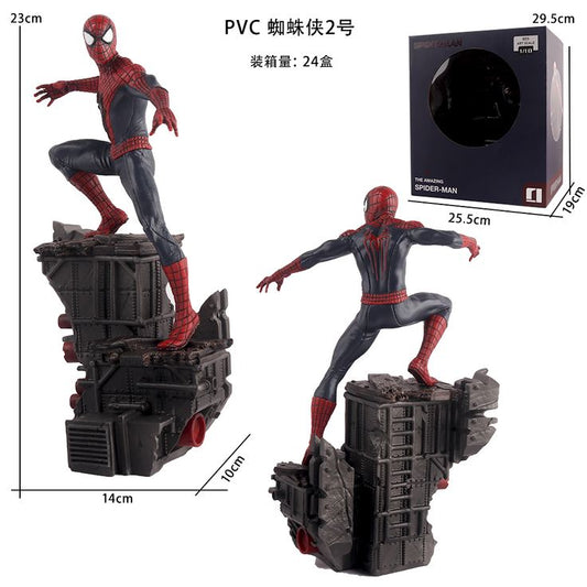 Amazing Spidy-  art Scale Deluxe Statue 1/10 - rubble-themed base