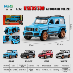 1:32 Mercedes-Benz Brabus G700 Die cast car