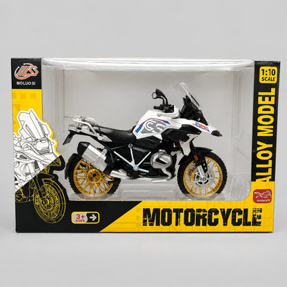 1:10 E1250  Adv diecast Bike White