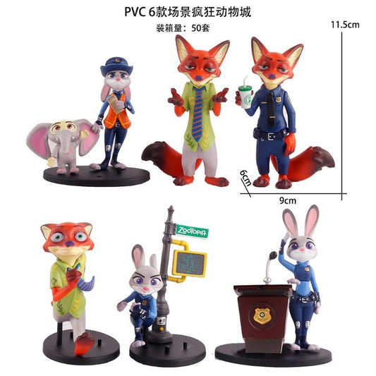 Zootopia set of 6 figures