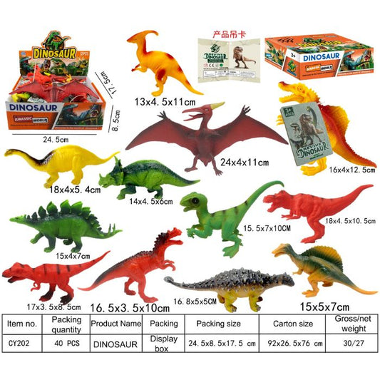 12-pcs small dino - net price 48
