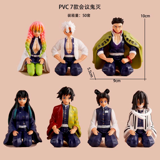 7 pcs demon slayer small set