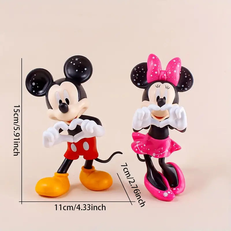 Mickey & Minnie Heart Figure random colors check both pics