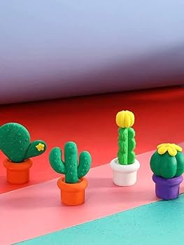 Cactus Shape Eraser Pack of 6 (eff price 25)