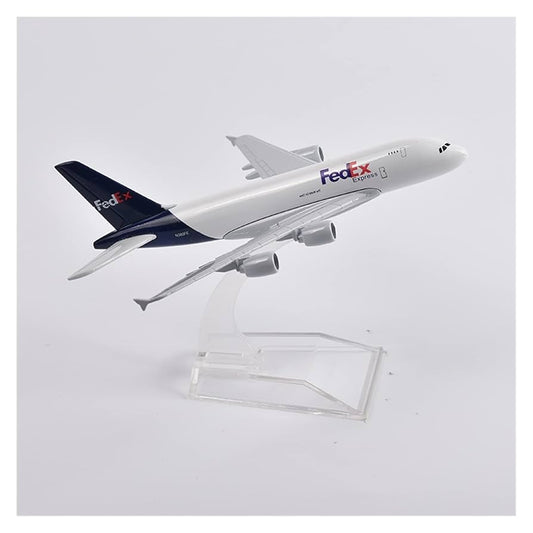 fedexA380 16 CM MODEL PLANE METAL ALLOY
