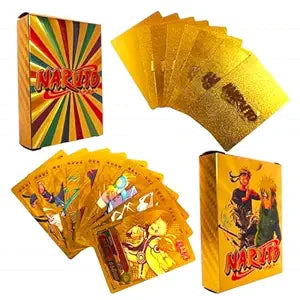 Natuto golden playing cards pack of 3 ( eff price - 105 )