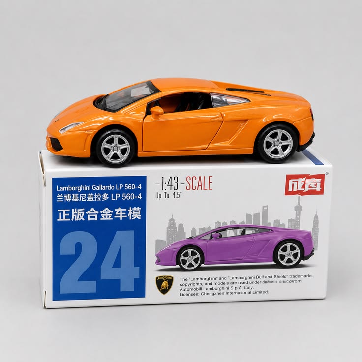Lamborghini LP560-4 Roadster – Official Licensed 1:43 Die Cast Supercar Model
