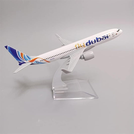 fly dubai B737 16 CM MODEL PLANE METAL ALLOY