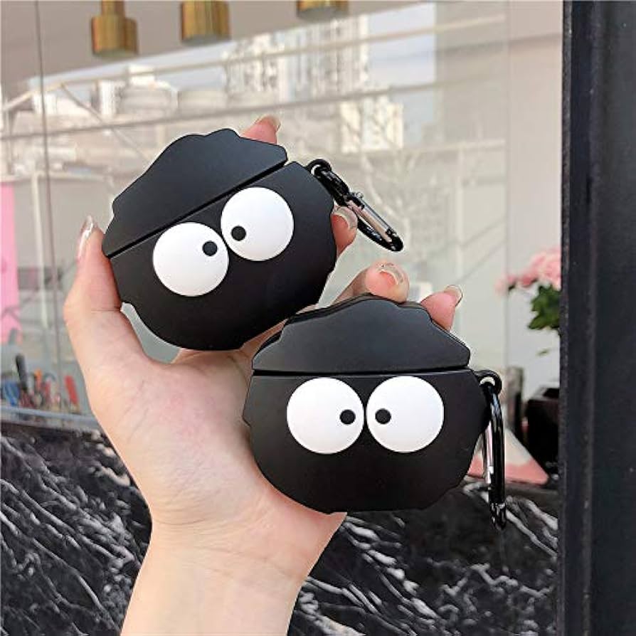 Set of 2 Big Eyes  Airpod Pro/pro2 Sillicone Case