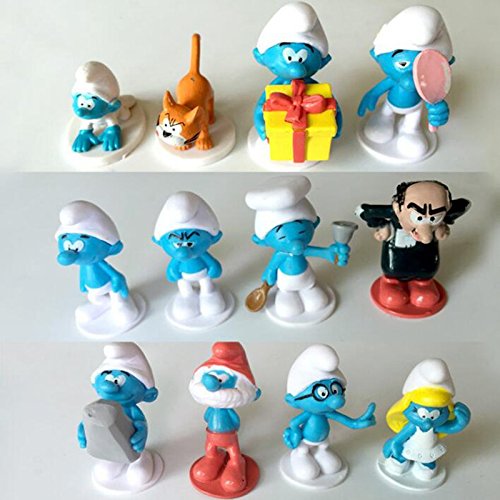 Smurf set of 12 Action figures