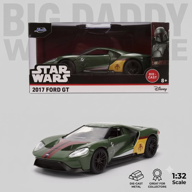Jada Toys Star Wars 2005 Ford GT 1:32 Die-Cast Car