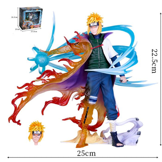 22.5 CM Large Natuto double face figure