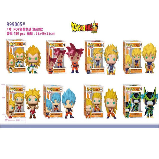 Set of 8 - DBZ-fun pop figures net price 150