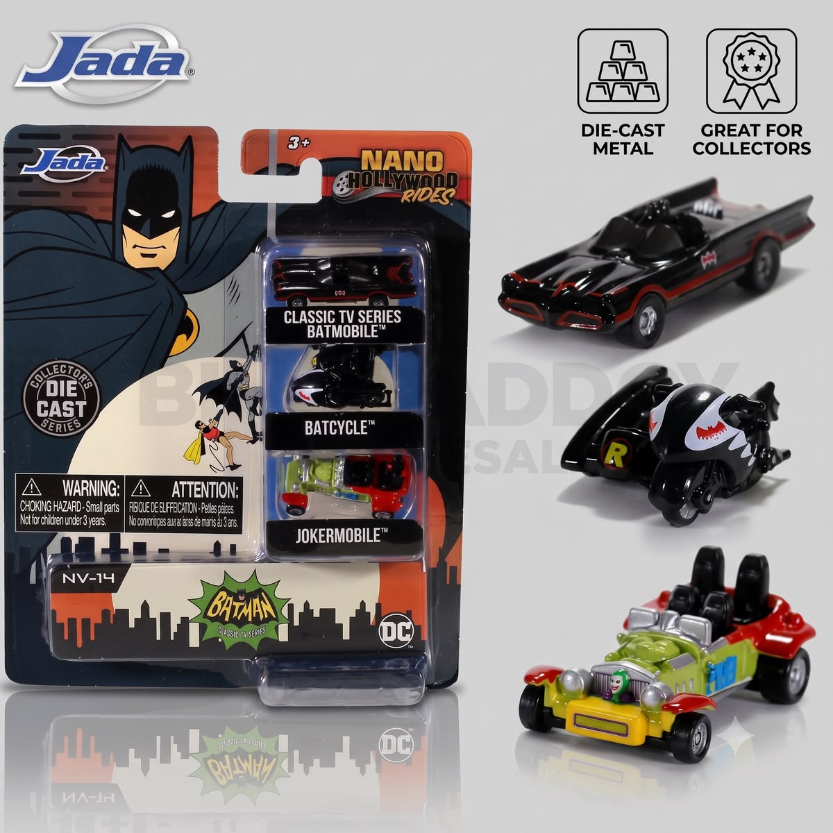 Jada Toys Batty Mini Car Set