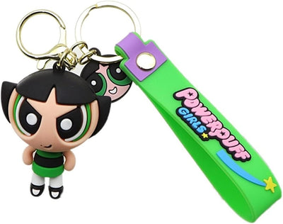 3pcs - Power puff Rubber keychain (eff price 35)