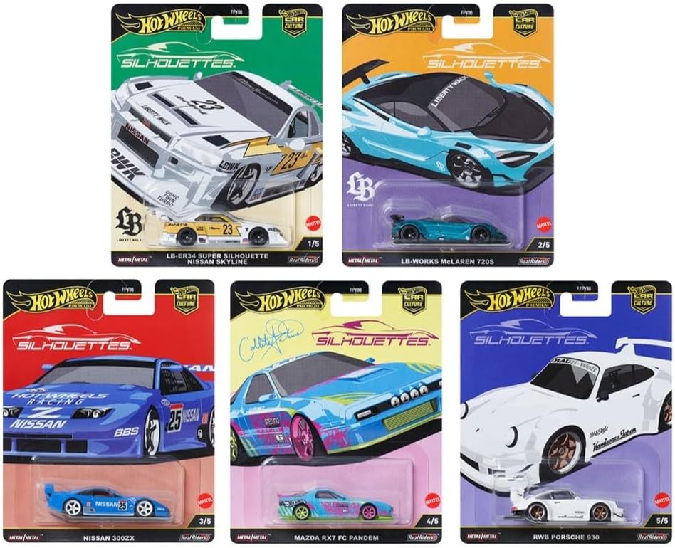 10pcs box-Car Culture 2025 G Case – SILHOUETTES