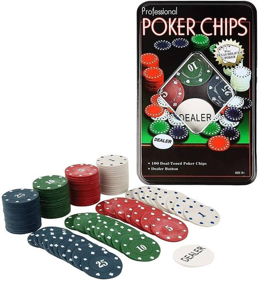 100 chips poker game