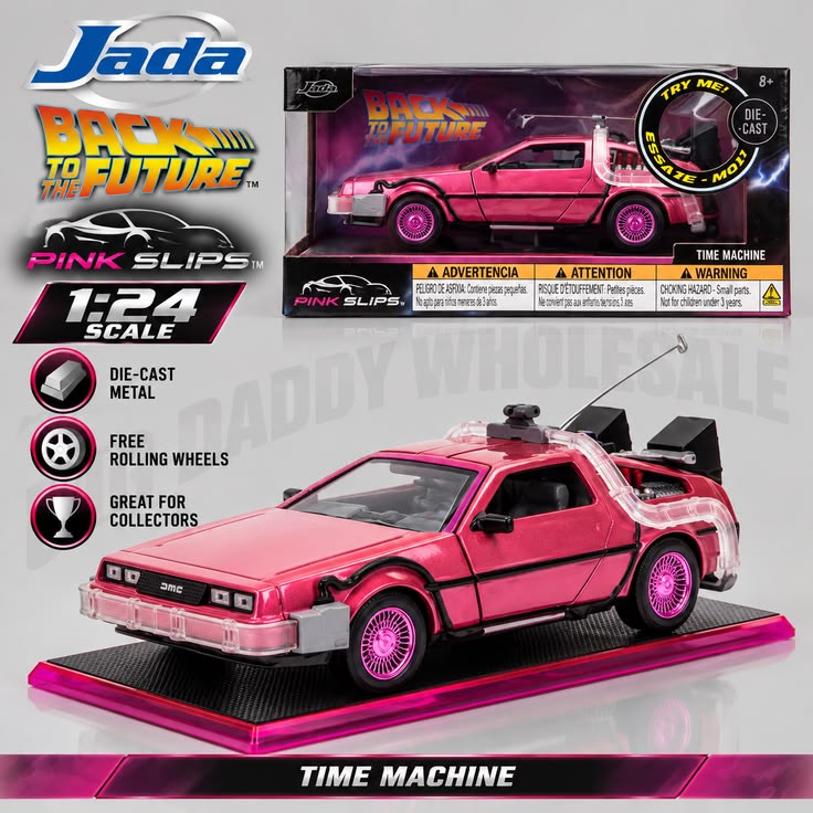 Jada Toys Back to the Future Time Machine Special Edition 1:24 Die-Cast Car