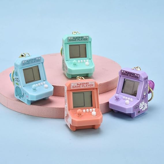 6pcs - Mini video game with  keychain ( eff price 95 )