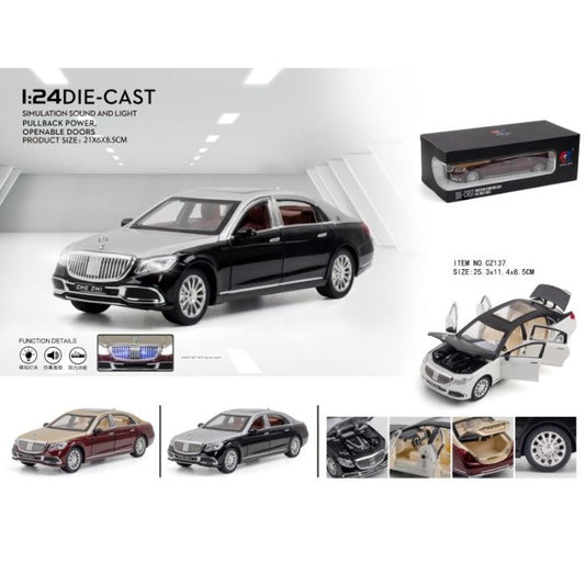 1:24 Maybach AMG GLS600 Die cast Alloy Car