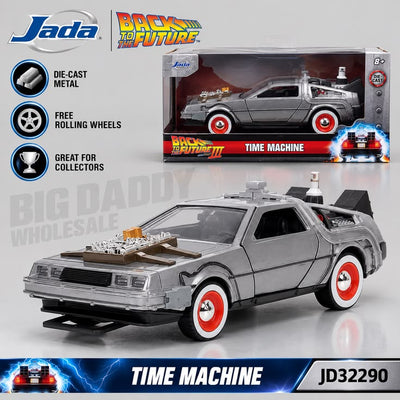 Jada Toys Back to the Future III Time Machine 1:32 Die-Cast Car