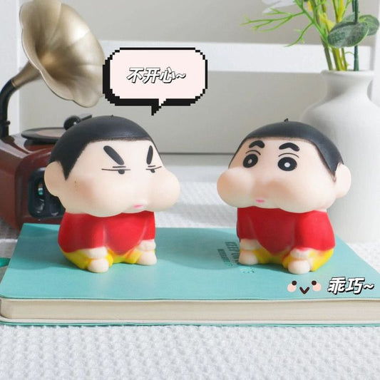 6pcs- Angry Shinchan Squeeze Toy Net price 79