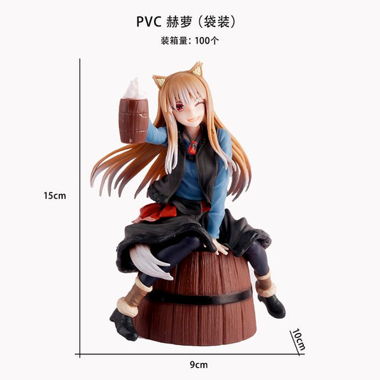 Spice & wolf holo wolf girl ANYA on drum