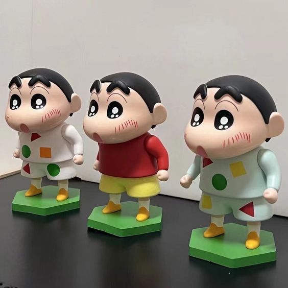 3pcs -  Shinchan Figure (mix colour)