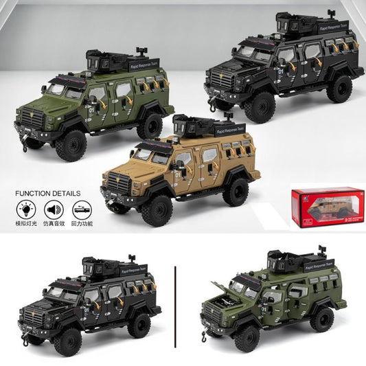 1:24 Rapid Response Police Jeep Die Cast Car