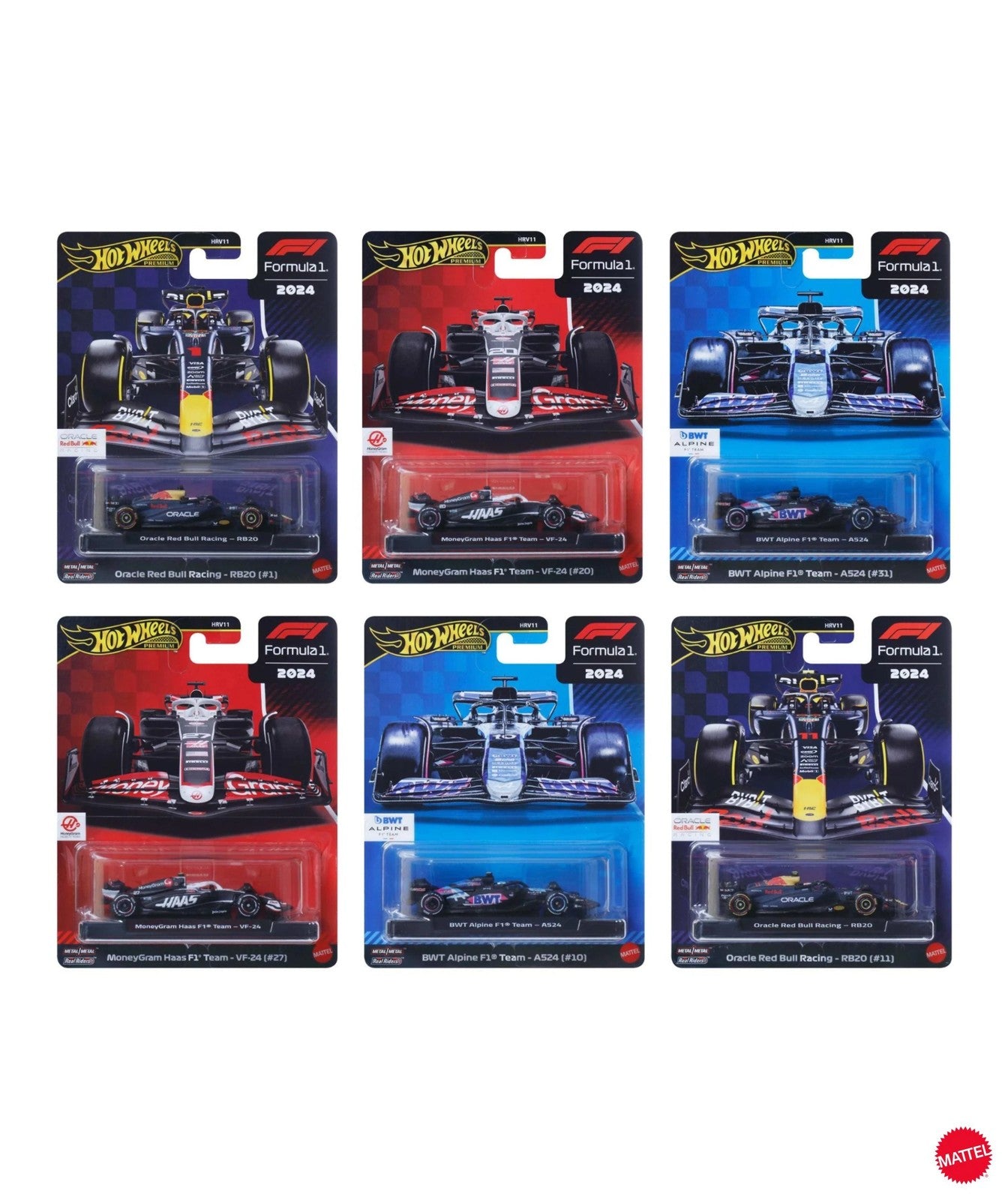 8 pcs - Ht Wheels 2024 F1 9C6F/9C6G OG | Imported