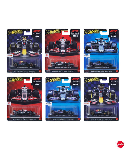 8 pcs - Ht Wheels 2024 F1 9C6F/9C6G OG | Imported