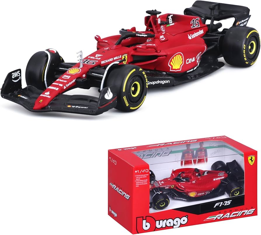 Burrago 1:43 F1 #16 Charles lelerc Die cast Car