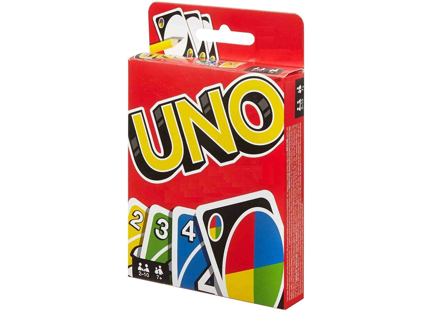 Uno red playing card pack of 3 (eff price 38)