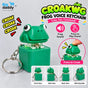 6 pc- Push-Button Keychain with sound- Frog NP 65