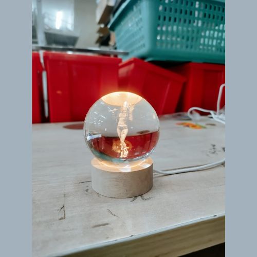 Harley Queen Crystal Ball Lamp