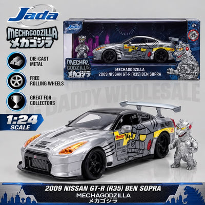 Jada Toys Godzilla 2009 Nissan GT-R 1:24 Die-Cast Car