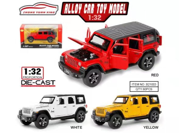 1:32 Wrangler car with light & Sound