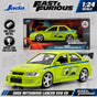 Jada Toys Fast & Furious 2002 Mitsubishi Lancer Evolution VII 1:24 Die-Cast Car