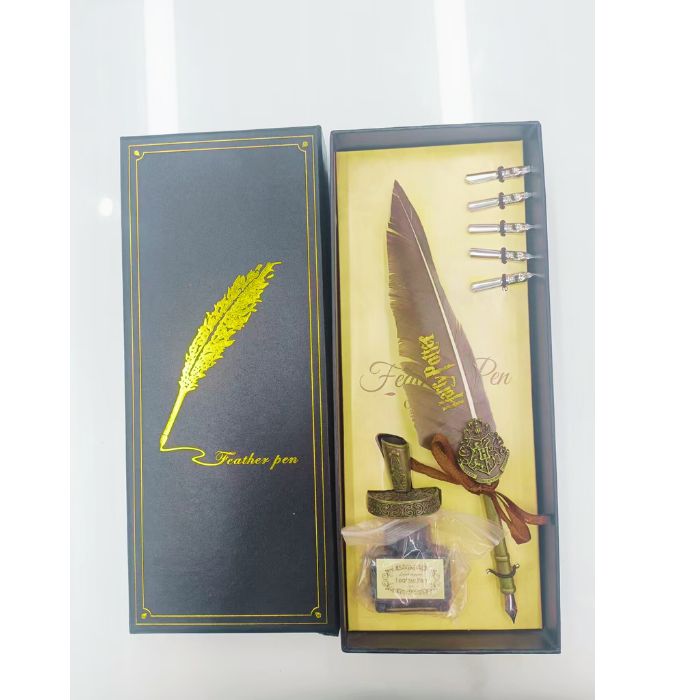 HP magic boy feather pen set