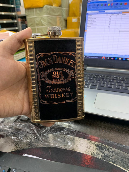 Heavy Quality JD hip flask 9oz