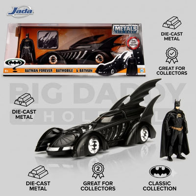 Jada Toys Batman 1995 Movie Batmobile 1:24 Die-Cast Car