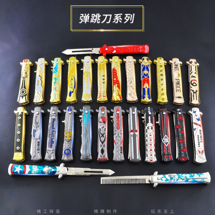 Mix super hero design foldable knife pack of 3 ( net price 155 )