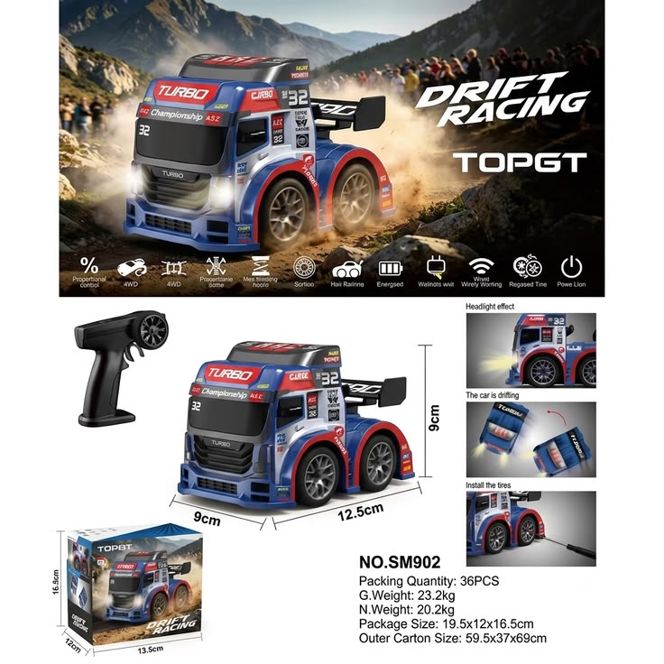 Drift Racing RC Truck