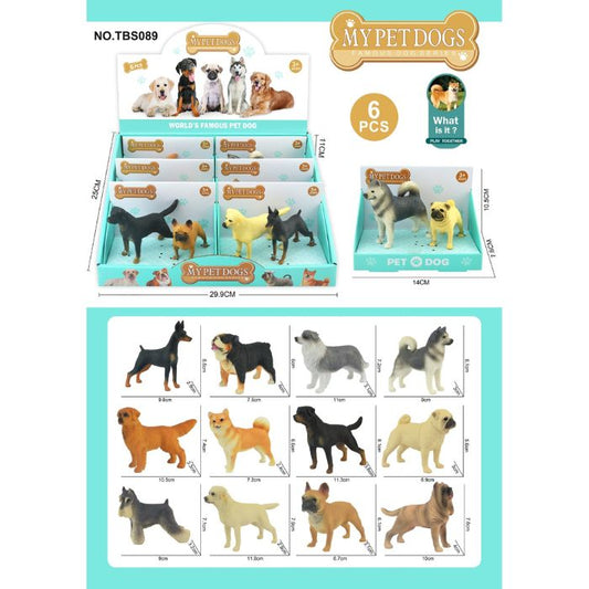 2 pcs dog set in a display box Pack of 6 (eff price 195/set)