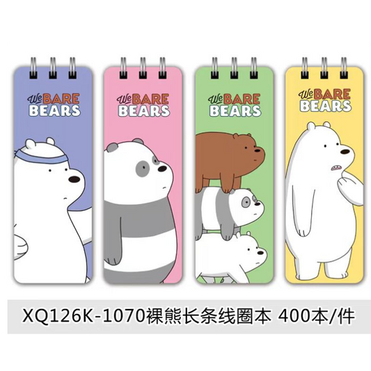 6 pcs- We are bears Mini diary Net price 24